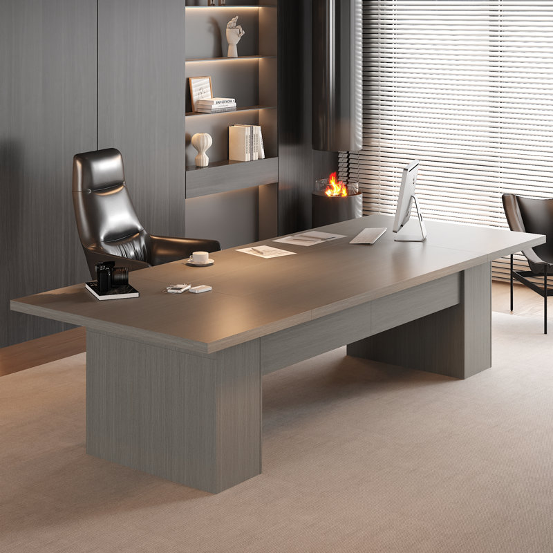 Anqunette Desk Pedestal, Gray Oak/Gray Oak