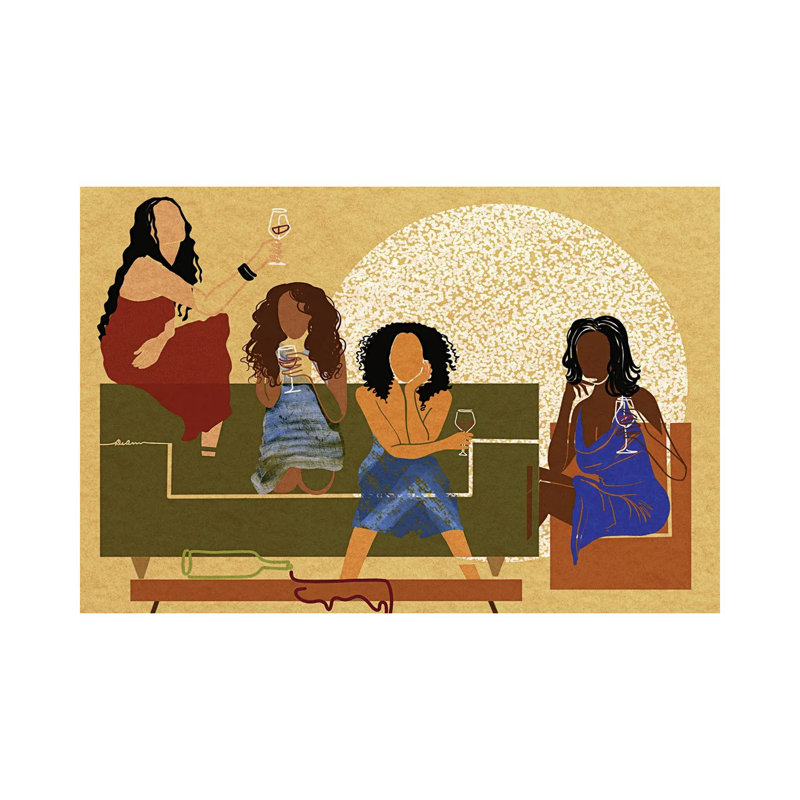 «My Girlfriend» par DeeLashee Artistry, impression sur toile tendue, H 18 po x l 26 po x P 1,5 po