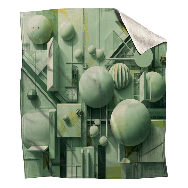 Couvertures à motif géométrique, L 50 po x H 60 po