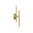 Asherah Steel Candle Wall Light-944175609