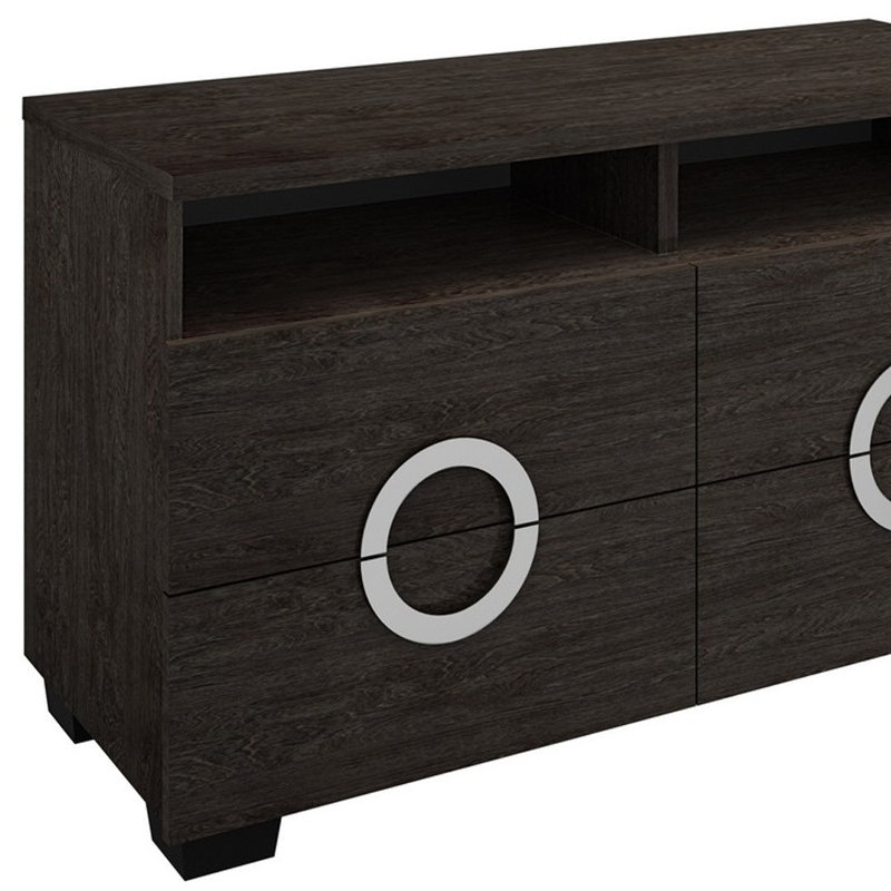Madalyn Unfinished TV Stand for TVs up to 50", Gray