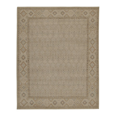 Homage Hand Knotted Wool Geometric Area Rug