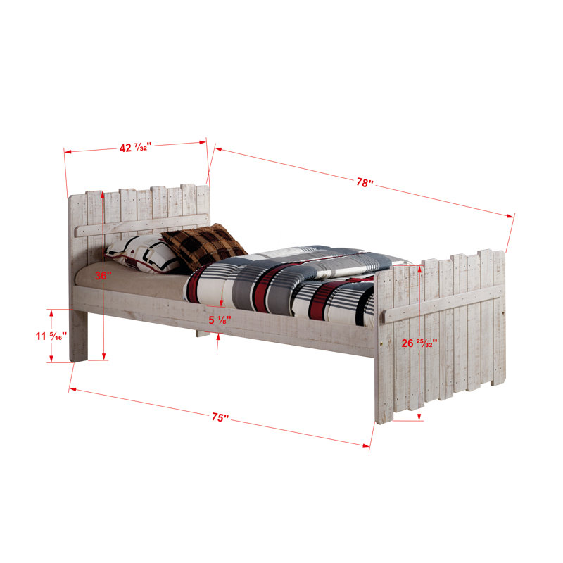 Wander Twin Panel Bed