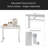 Adjustable Study Desk For Kids & Adults – Height-Adjustable, Multi-Purpose Home/Office Desk, Compact Design-277155504-277155508