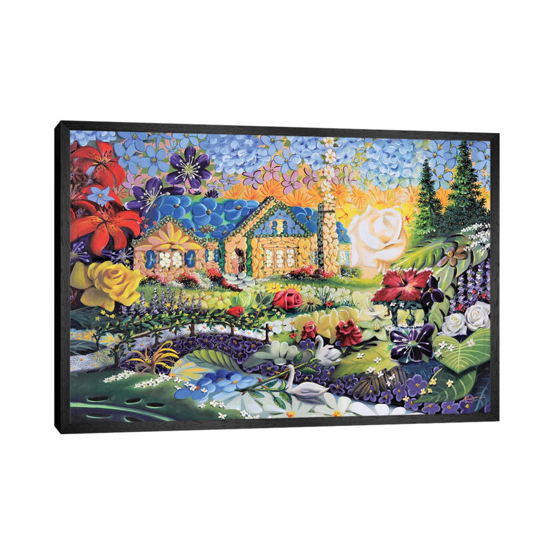 Home Grown - Illusion by D. "Rusty" Rust - Gallery-Wrapped Canvas Giclée on Canvas, Black Framed, 66.04 cm H x 45.72 cm W