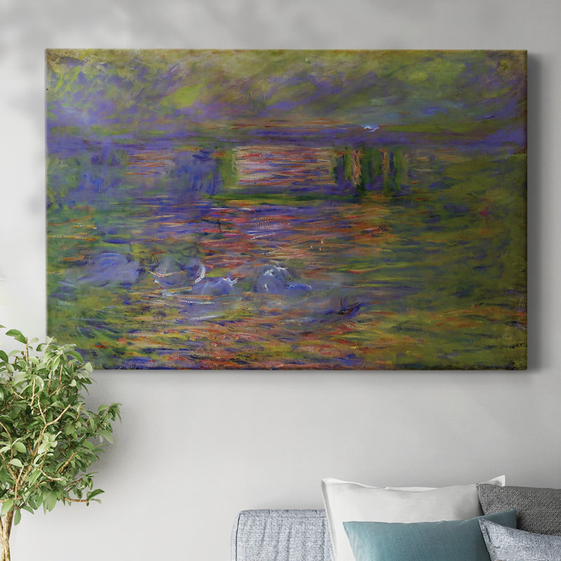 Charing Cross Bridge, 1899-Gallery Wrapped Canvas, 18" H x 27" W