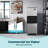 Simzlife 400 LBS Daily Production Cube Clear Ice Freestanding/Built-in Ice Maker