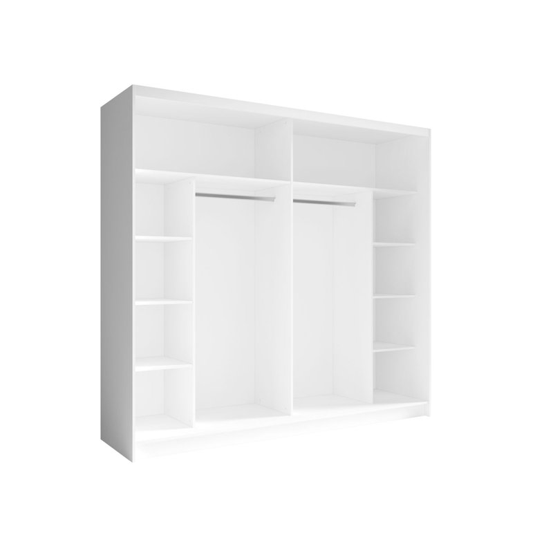Laminate Wardrobe, White