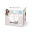 Fontaine Catit PIXI - blanche avec dessus en acier inoxydable - 2,5 L