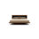Lit plateforme rembourré en bois massif Moduluxe
