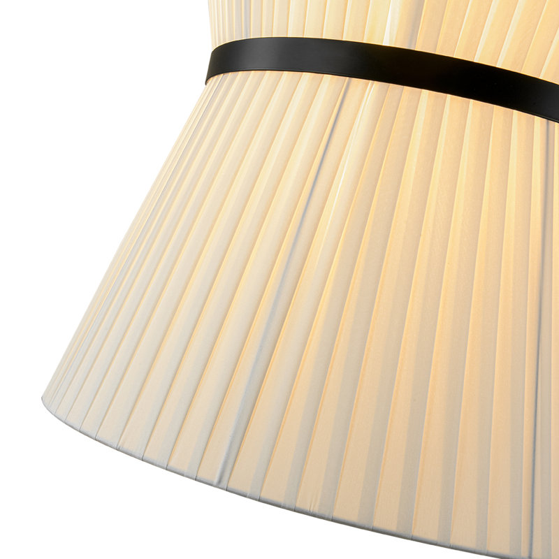 Luminaire suspendu en tissu 2 lumières