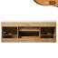 Meuble-lavabo double 59,3 po avec comptoir en SMC, armoire en panneau de fibres à densité moyenne, portes à fermeture en douceur, tiroirs divisés et meuble-lavabo mural moderne pour les grandes salles de bain
