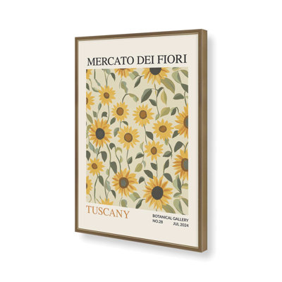 Summer Tuscany Flower Market Print