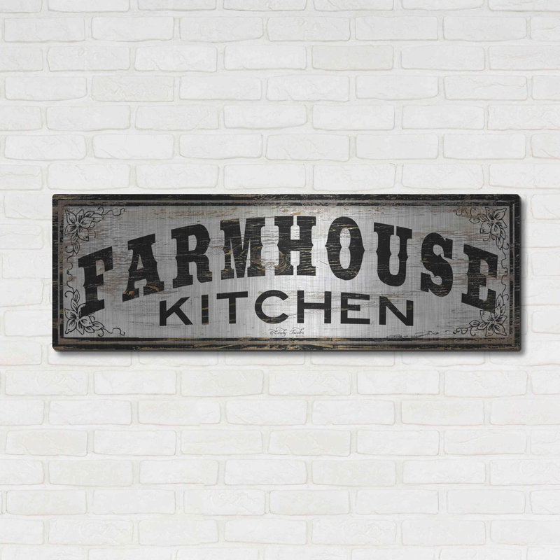 «Farmhouse Kitchen» par Cindy Jacobs, H 16 po x l 48 po