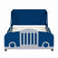 Lit plateforme en forme de voiture avec roulettes-1118200802-1118200804