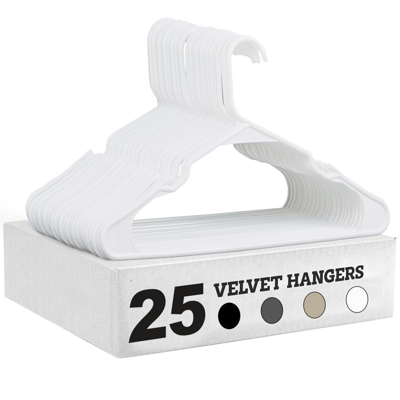 Cintre standard 25 po Malieya, Blanc