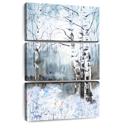 Peinture Harnek Winter Birch Grove