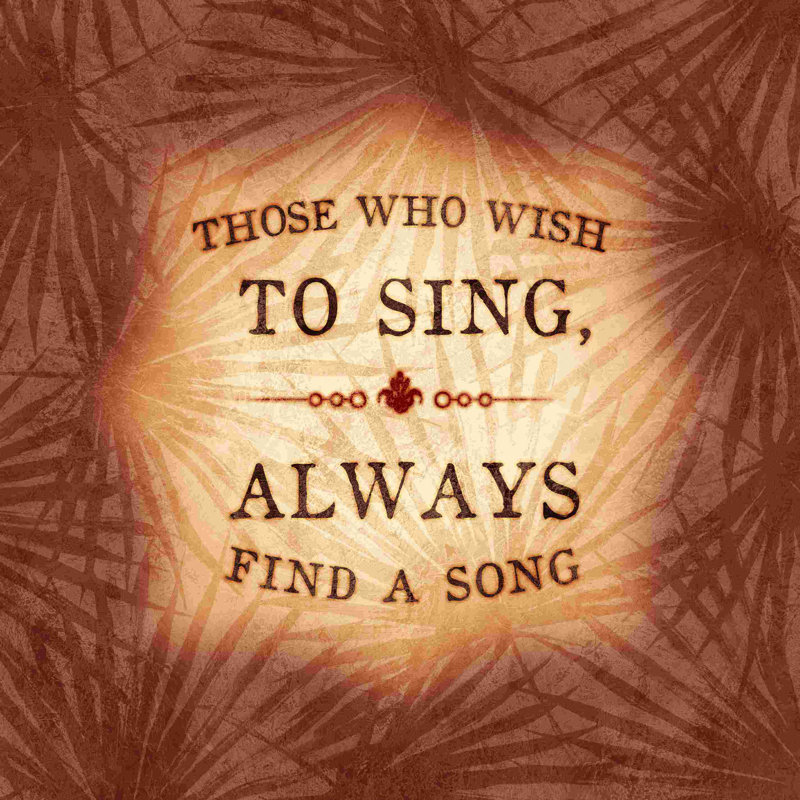 To Sing Always - Wrapped Canvas Print, 12" H x 12" W