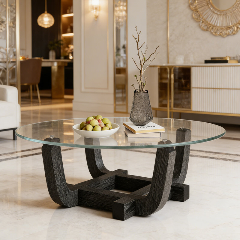 Table basse Modern Living, H 11,81 po x L 35,43 po x l 35,43 po