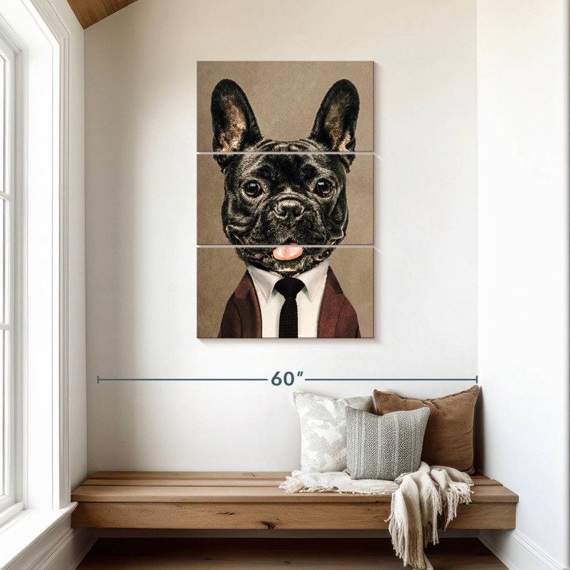 Ketti Gentleman Bulldog, H 45 po x l 28 po