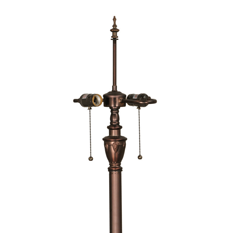 63"H Shell with Jewels Floor Lamp