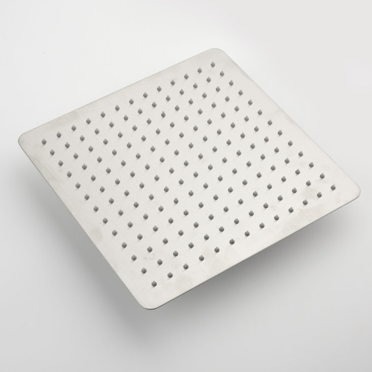 1-Spray Patterns With 2.5 GPM 16 In. Ceiling Mount Fixed Shower Head With 360° Rotation