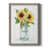 Toile avec cadre gris