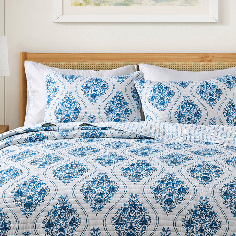 Ensemble de courtepointe Nautical Toile, Double / grand