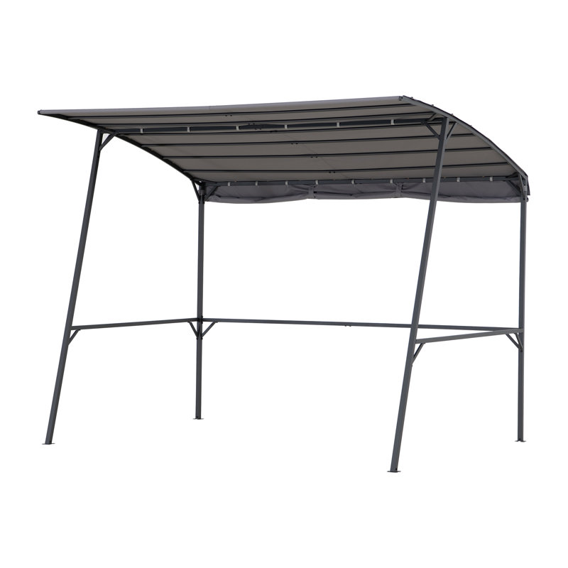 Fabric Whirlpool Pergola VODNO - 220cm x 284cm, grey