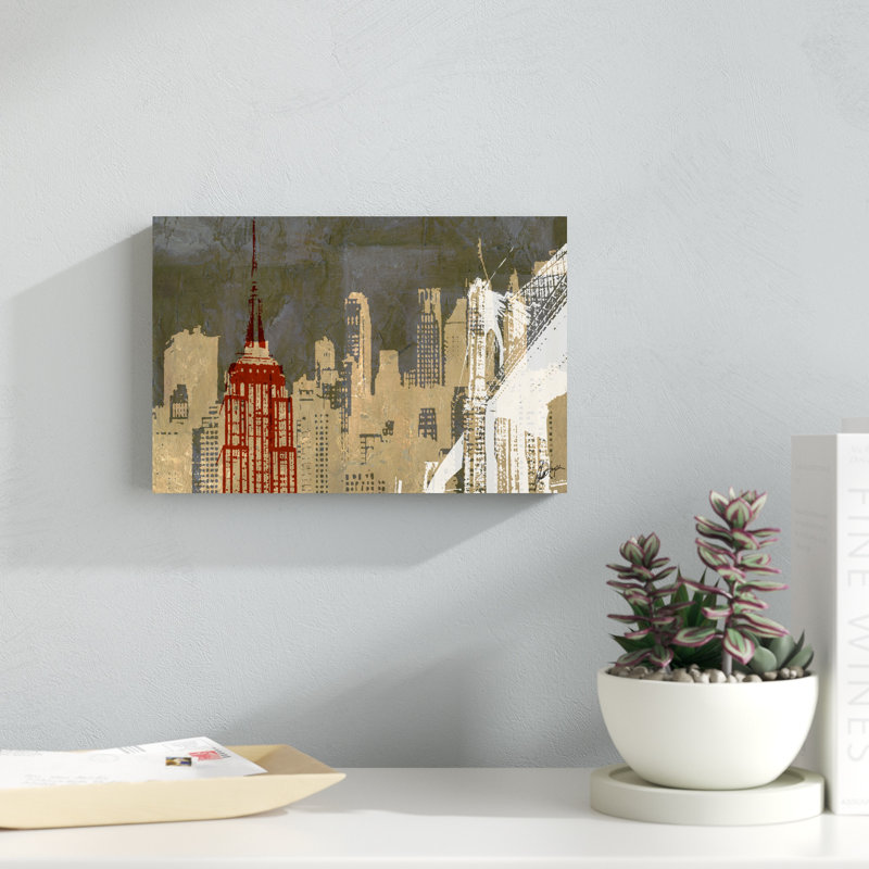 «Modern Metropolis II», impression sur toile, H 8 po x l 12 po