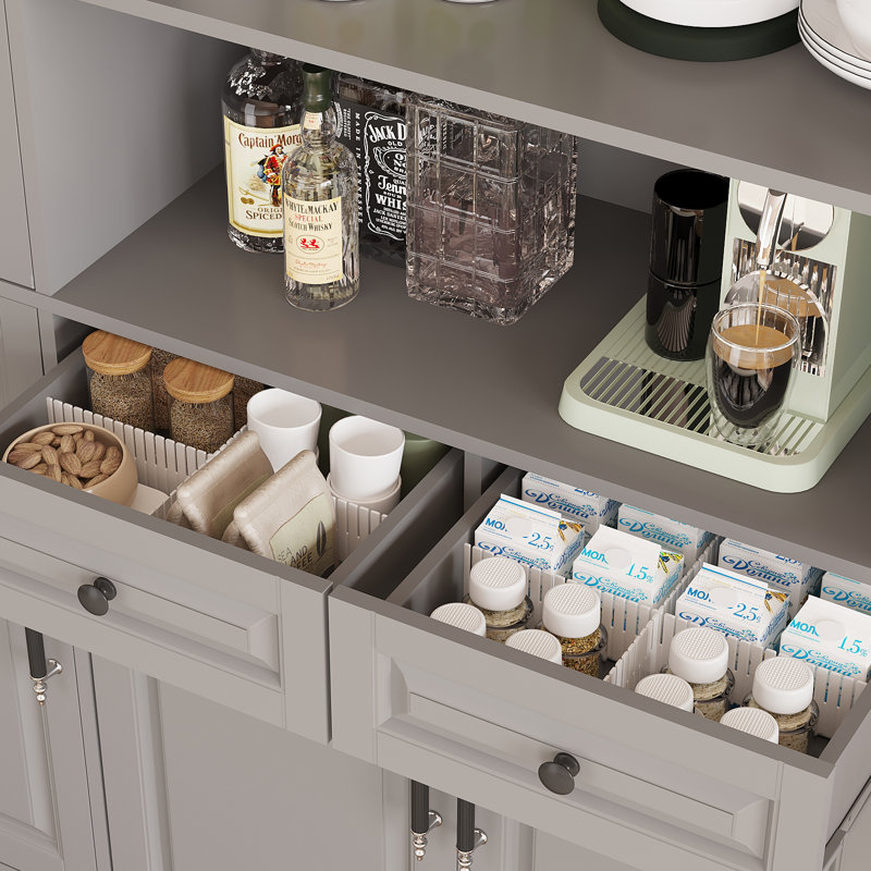  Grand garde-manger de 78,7 po avec lumières à DEL, garde-manger autoportant avec portes en verre, grande armoire de rangement pour aliments (l 63 po x P 15,7 po)