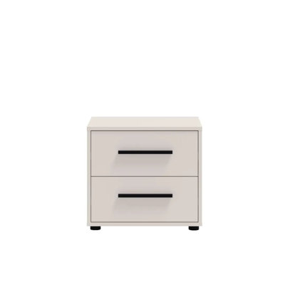 Sunde 51cm W Manufactured Wood Bedside Table