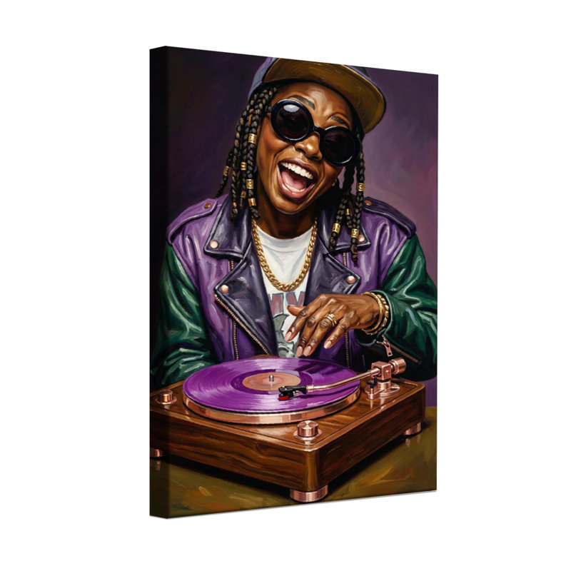 Abstrait disque vinyle, H 18 po x l 12 po