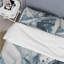 Ensemble de housse de couette abstrait bleu et gris Elixir III - Microfibre polyester-110397769