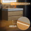Meuble-lavabo simple 36 po avec plateau en pierre Lakeiya
