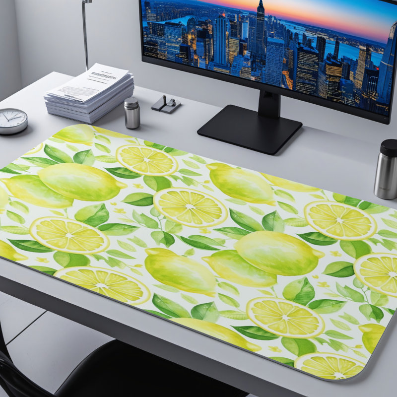 Polyester Desk Pad, 14.4x12.1
