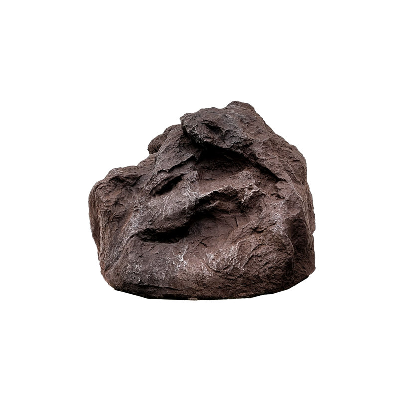 Medium River Brown Fiberglass Artificial Rock Cover for Landscaping