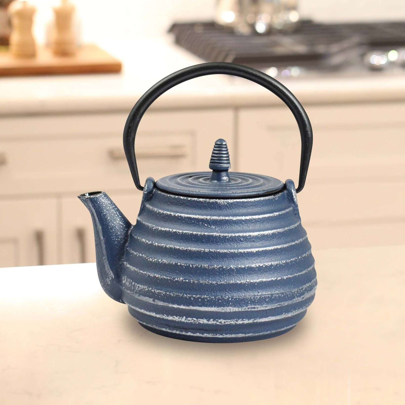 Spode Blue Italian Collection Teapot, Tea Infuser