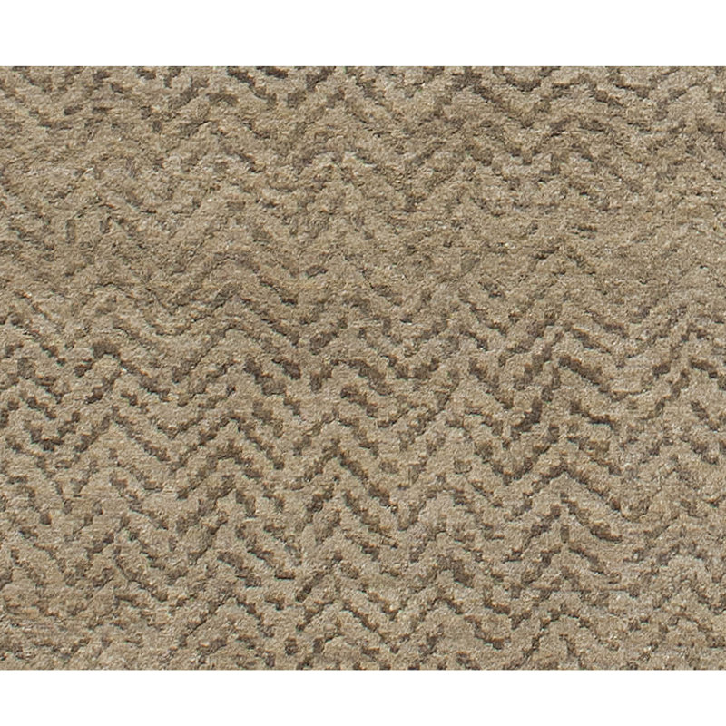 Handmade Wool Chevron Area Rug, Rectangle 9' x 12'