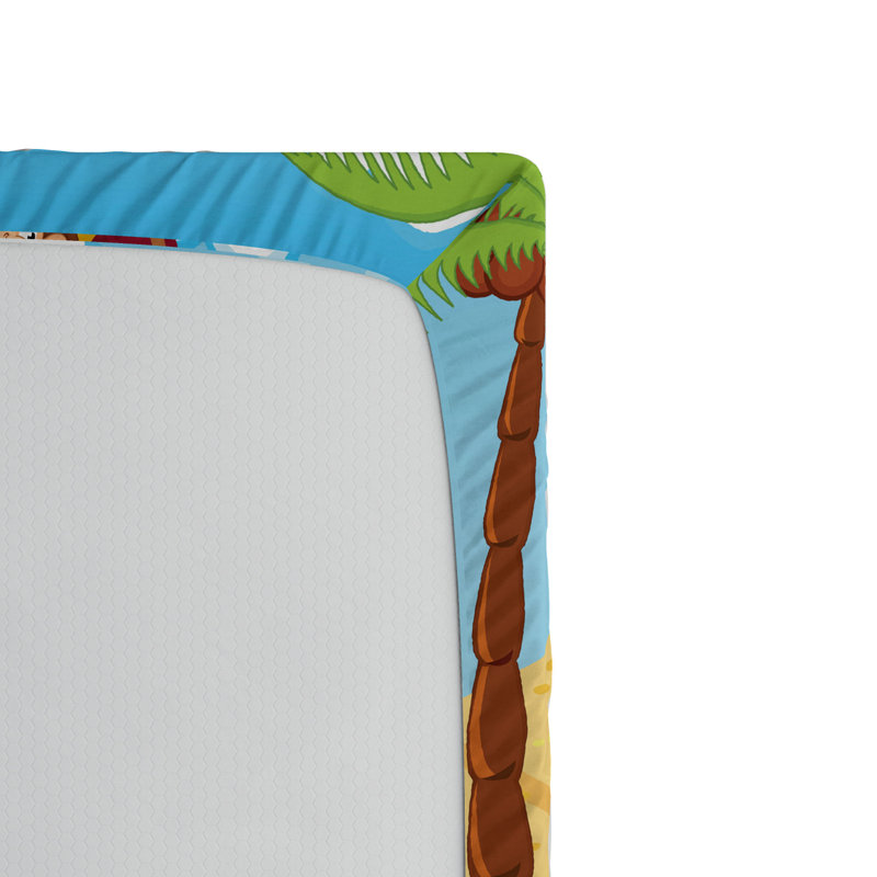 Animal Microfiber Fitted Sheet, Queen Fitted Sheet