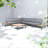 FSC1 ASPEN 6 Seat Modular Set 1 Coffee table, 2x End Pieces, 1x Corner Piece, 1x Middle Chairs