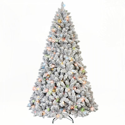 Arbre de Noël 5 pi avec 300 lumières colorées UL et 27 pommes de pin naturelles