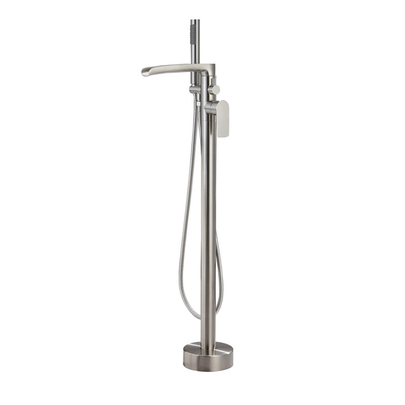 Floor Tub Spout, Nlckel