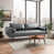 Gray Faux Leather