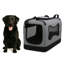 Caisse grise pour chien grise-123560036
