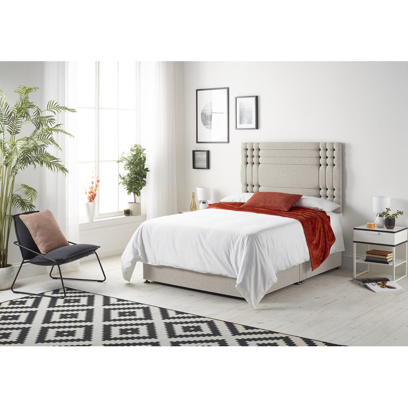 Dennishia Bed, Silver, Single (3'), 2 Drawers