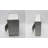 Adjustable Thickness Through-The-Wall Letter/Payment Locking Drop Box for 4" - 8" Wall