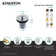 Kingston Brass Made To Match 1-1/2-Inch Lift and Turn Tub Drain with 2-Inch Body Thread