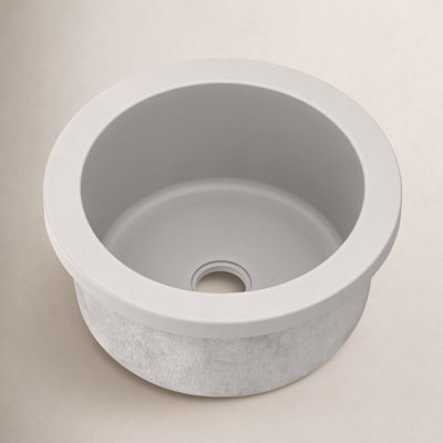 NativeStone Malibu 14" Round Bar Sink