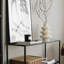 Maraya 100cm Glass Top Console Table-70857566